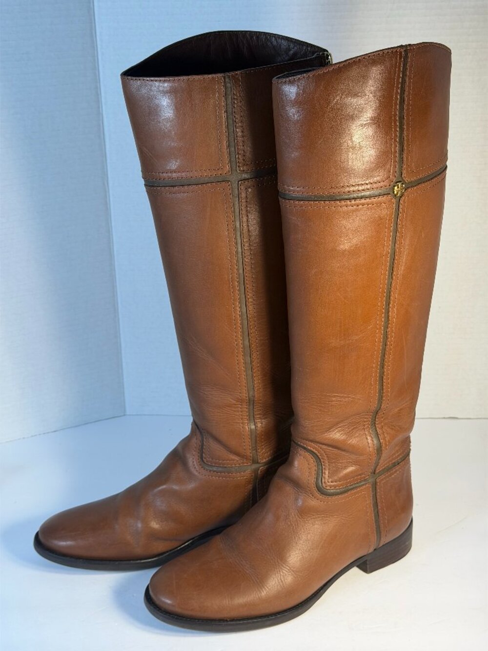 Tory Burch size 7.5 Brown Leather boots